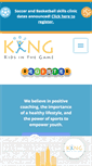 Mobile Screenshot of kidsinthegame.com